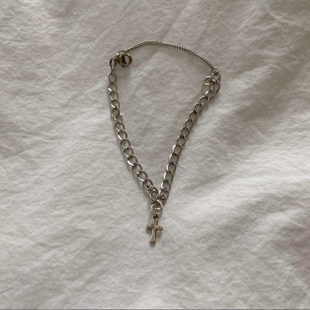 LAST DAY! James Avery charm bracelet with cross